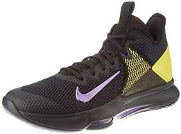 Colour blocking with yellow and black will be very challenging, because you risk the bumble bee effect by doing so. Nike Lebron Witness Iv Men S Basketball Shoes Black Black Voltage Purple Opti Yellow White 46 Eu Buy Online At Best Price In Uae Amazon Ae