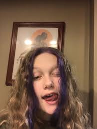 Egirl Hair Front Hair Styles Aesthetic Hair Purple Hair