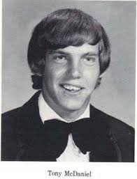 Tony McDaniel, son of Dee and Pearl McDaniel, and grandson of Robert and  Cora McDaniel. Tony is pictured with his wife Pamm, their sons Anthony,  Nathan, and Micheal, as well as their