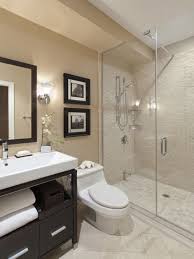 Browse modern bathroom designs and decorating ideas. Brown Sand Cream Transitional Bathroom Design Small Bathroom Remodel Bathroom Design Small