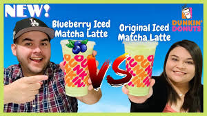 I feel like i can always judge how good a coffee shop is dunkin's smooth, rich coffee in combination with the decadent, perfectly sweet caramel makes it some of the best around. New Dunkin Donuts Blueberry Iced Matcha Latte Vs Original Iced Matcha Latte Review Comparison Youtube