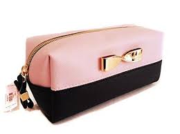 Black And Gold Makeup Bag Victorias Secret Small Pink Black Gold Bow Cosmetic Beauty Bag Pouch Case To View Further For This Item Visit The Beauty Bag Victoria Secret Bags Black Pink