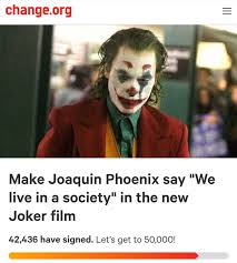 The society's mission is to enable urologists in all nations, through international cooperation in education and research, to apply the highest standards of urological care to their patients. Petition To Get Jaoquin Phoenix To Say We Live In A Society In The New Joker Film Madlads