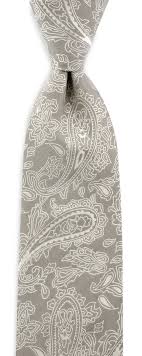 Eine hochwertige krawatten die aus besten siebenfach gezwirnten garnen gewebt wurde. Krawatte Ceremonial Paisley Grau Krawatten Weloveties De
