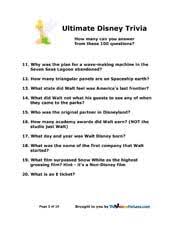 You can use this swimming information to make your own swimming trivia questions. Walt Disney World And Disneyland Disney Trivia Challenge Disney Facts Walt Disney Movies Disney Trivia Questions