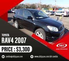 Toyota rav4, manufactured by toyota motor corporation was the first compact crossover suv to hit the market. Sbt Japan Sorted To Rule Zambia Usedcar Japan Facebook