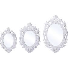 3 adet saray oval ayna (farklı boylarda). Maison White Decor Cevher Temali 3 Lu Dekoratif Ayna Seti Fiyati