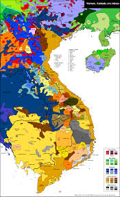 Seltener auch chiến tranh mỹ „amerikanischer krieg) wurde von etwa 1955 bis 1975 in und um vietnam geführt. Vietnam Cambodia Hainans Cartes Linguistiques Linguistic Maps Geografie Chinesisch Lernen Vietnamkrieg