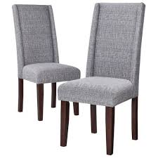 Charlie Modern Wingback Dining Chair Textured Grey Set Of 2 Esszimmerstuhle Moderne Wohnzimmerideen Speisezimmereinrichtung