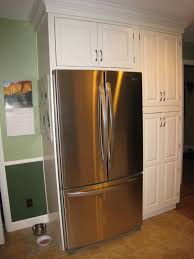 At this point, i went to the kitchen. Your Refrigerator Area Pic S Kitchens Forum Gardenweb Kitchen Corner Refrigerator Cabinet Kitchen Pantry Cabinets