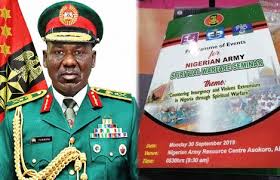 The chief of army staff (coas) is the highest ranking military officer of the nigerian army. Chief Of Army Staff Advocates Spiritual Warfare To Defeat Boko Haram Ckn News
