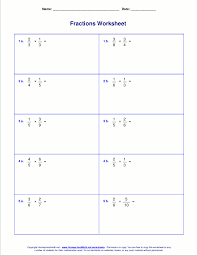 worksheets for fraction multiplication