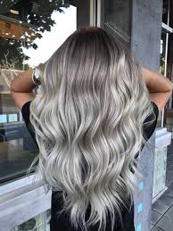 Icy Silver Blonde Platinum Balayage Platinumblondehair Silver Blonde Hair Silver Blonde Icy Blonde Hair