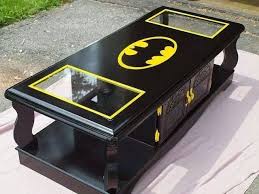 Batman Coffee Table Awesome Homemade Batman Coffee Table Batman Room Batman Diy Batman