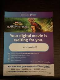 Purchase digital movies & earn connect your movies anywhere account with your. Free Digital Code For Anyone Who Wants It Thor Ragnarok Disney Movie Rewards Codes Disney Movie Rewards Coding