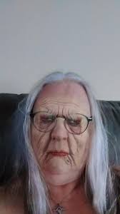 Old Lady in Car Weird Face