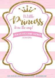 20+ invitations with theme variety that includes: Princess Baby Shower Invitations Free Online