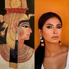 Egyptian celebrity Ruby compared to ancient Egyptian Queen Nefertari 🇪🇬