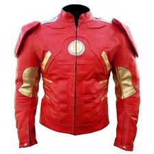 It is the best combination of red, silver and golden colors which is absolutely rare. Handmade Men Iron Man Red Real Leather Motorbike Jacket Br Condition Brand New Iron Man Logo On The F In 2020 Stylish Jackets Motorbike Jackets Leather Jacket Men