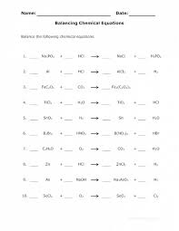 Balance the following chemical equations. Balancing Equations Practice Worksheet Answers Balancing E Flickr