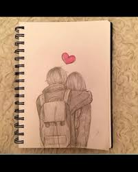 Dibujos A Lapiz Cuaderno De Tareas Fotografia Creativa Relationship Drawings Romantic Drawing Cool Art Drawings