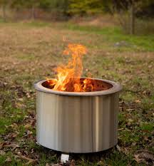 These pits offer people an excellent way to improve their home's visual appeal while providing them a safe place to. Double Flame Breeo Smokeless Fire Pit 19 Inch Portable Stainless Steel Wood Burning Campfire And Backyard Fire Pit No Propane Or Gas Required Made In America Amazon Com Au Lawn Garden