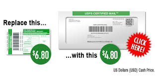 usps certified mail rates 2020 certified mail labels costs