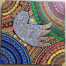 Dot Mandala Art On Canvas In 2020 Mandala Art Mandala Canvas Art