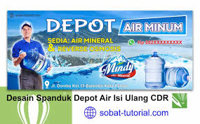 Ayam geprek jabrik design material facebook. Desain Spanduk Depot Air Isi Ulang Cdr Coreldraw Sobat Tutorial