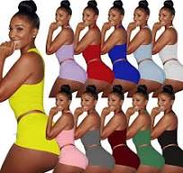 [Hot Item] Casual Solid Bodycon Sleeveless Jumpsuits Sporty Workout Active  Wear Skinny 2020 Summer Rompers Womens Jumpsuit Fashion