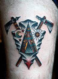 Arrow tattoos meanings common themes u0026 moretattmag262 2008arrow tattoos me. 80 Arrowhead Tattoo Designs For Men Ancient Weaponry Ink Tattoo Designs Men Arrow Head Tattoos Indian Skull Tattoos