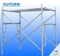 Shoring System H Galvanized Painted Steel Box Frame Scaffolding