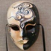 Volto Mask By Ca Macana Venice Italy Venetianmask Italy Macana Mask Venetianmask Venice Volto Mask Painting Masks Art Venetian Masks