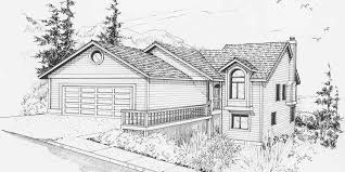 House plans with a view. Rear View House Plan W Daylight Basement
