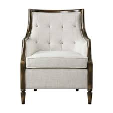 Uttermost Barraud Oatmeal Accent Chair Accent Chairs Brown Accent Chair Tufted Arm Chair