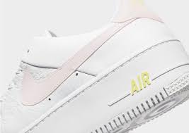 What are air force 1 shoes? Nike Leather Air Force 1 Sage Low In White Pink Yellow White Lyst