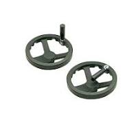 Handwheels - with Folding Revolving Grip, Cast Metal, SY