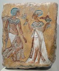 This list is the best books about them (singly or as a couple), fiction & non fiction. Akhenaten And Nefertiti With Their Children Joy Of Museums Virtual Tours