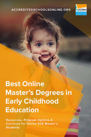 An Online Master S Degree In Early Childhood Education Allows Students To Dive D Early Childhood Education Online Education Early Childhood Education Resources
