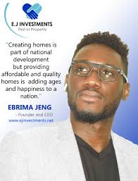 Introducing Ebrima Jeng CEO EJ Investments.