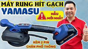 Máy rung hít gạch ốp lát nền Yamasu M200RG kèm 2 pin chân phổ thông chính  hãng giá rẻ 1.150k baoship
