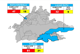 The average distance from tawau to kota kinabalu is 275 kilometers (equals to 171 miles or 148 nautical miles). Tawau Kk Lahad Datu Bukan Lagi Zon Merah Jika Rujuk Jumlah Kes Aktif Borneo Today
