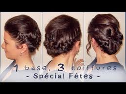 Maybe you would like to learn more about one of these? 1 Base 3 Coiffures Pour Les Fetes Cheveux Courts Mi Longs L A Hairstyle Inspiration Youtube