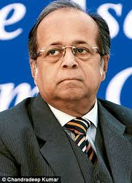 Former Justice Asok Kumar Ganguly. The Government has approved a proposal to send a presidential reference to ... - article-2532819-1A6371AE00000578-466_306x423