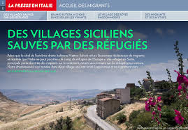 Bildergebnis für village de calabre gere par des migrants
