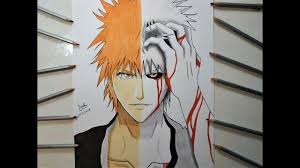 Drawing Ichigo Kurosaki Bleach Youtube I'll be posting more of these in the future, so look forward to it! drawing ichigo kurosaki bleach