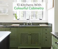 They are perfect for the kitchen which lacks enough enclosed storage. Photo Gallery 10 Kitchens With Colourful Cabinetry House Home