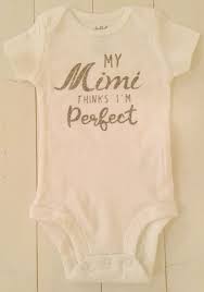 Mimi Baby Shower Gift Baby Girl Bodysuit White And Etsy Baby Girl Bodysuit Girl Onesies Baby Girl Shower Gifts