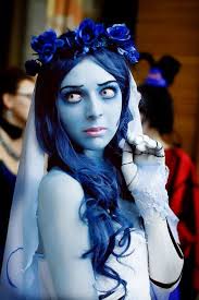 Image Result For Halloween Blue Hair Halloween Bride Costumes Corpse Bride Costume Bride Costume