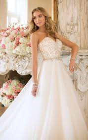 Princess Wedding Dress With Gold Accents By Stella York Ball Gowns Wedding Stella York Wedding Dress Wedding Dresses 2014
